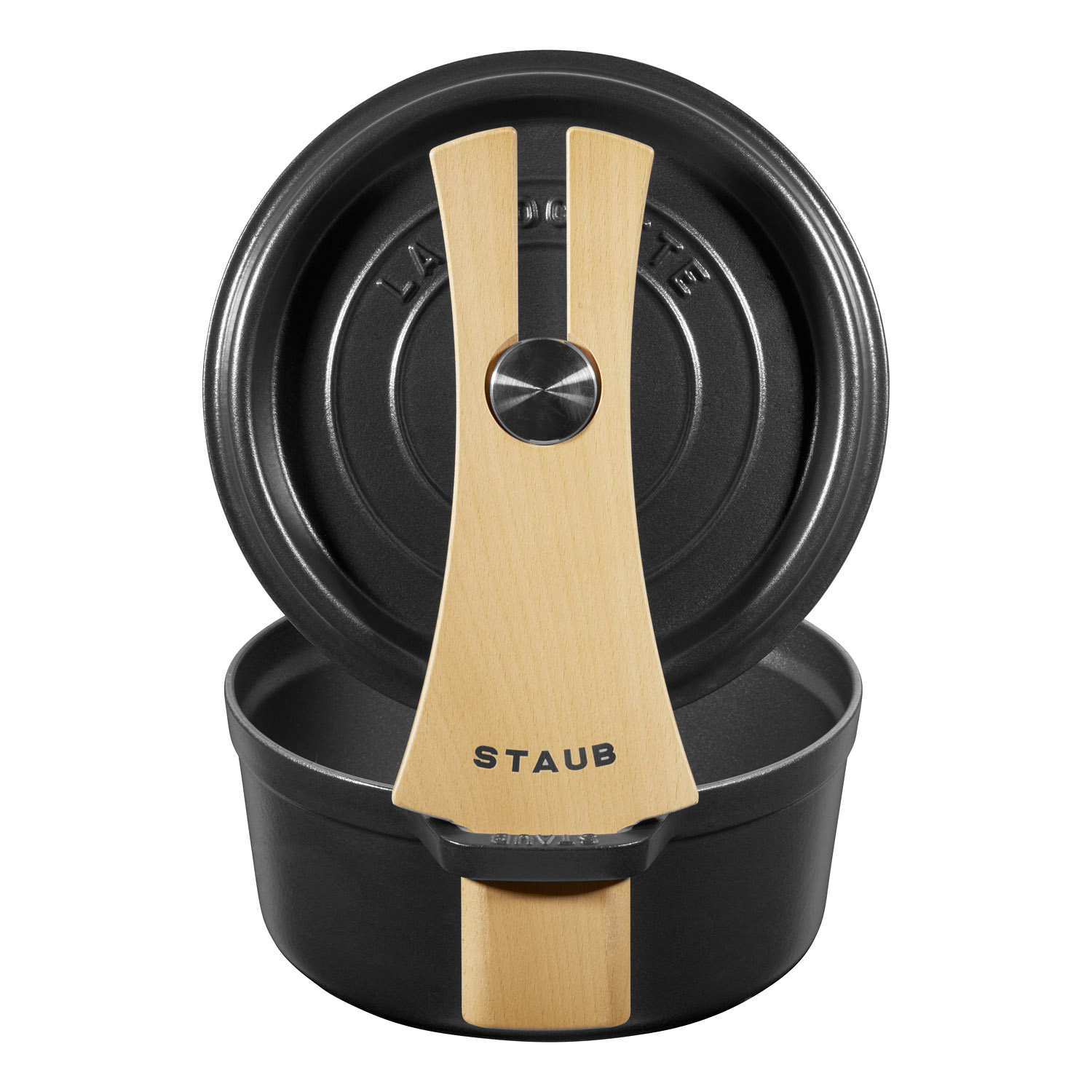 Dekselhouder, hout, Staub
