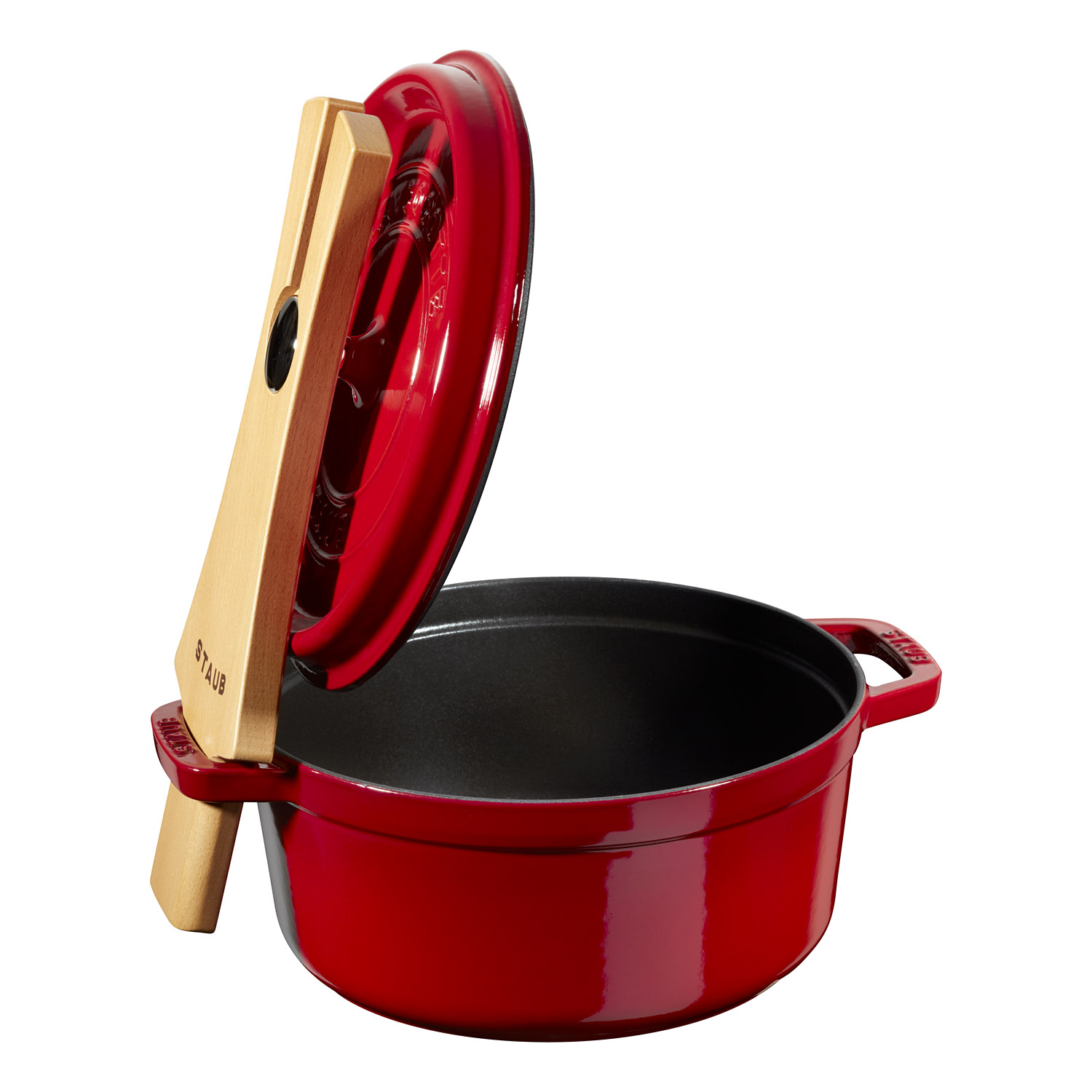 Dekselhouder, hout, Staub