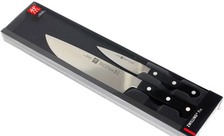 Messenset PRO, 2-delig, met koksmes, Zwilling