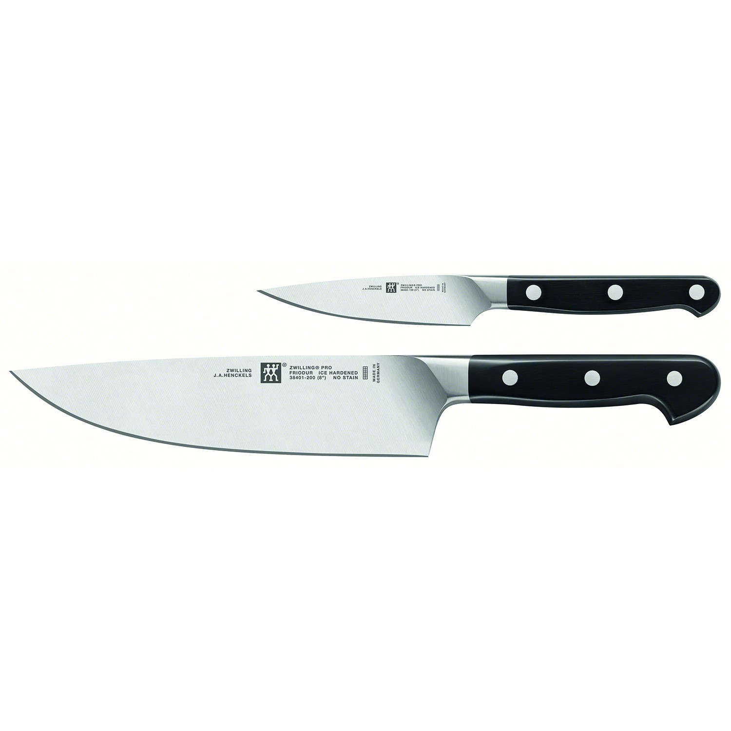 Messenset PRO, 2-delig, met koksmes, Zwilling