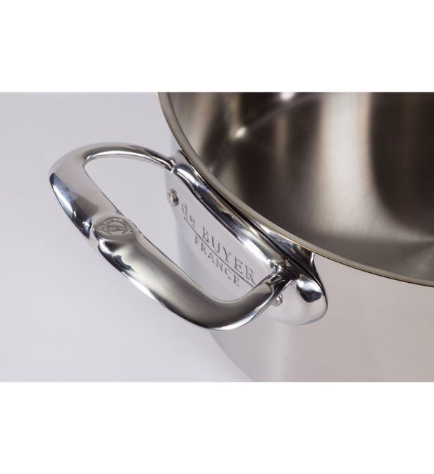 Pan MILADY 24 cm, gepolijst roestvrij staal, de Buyer