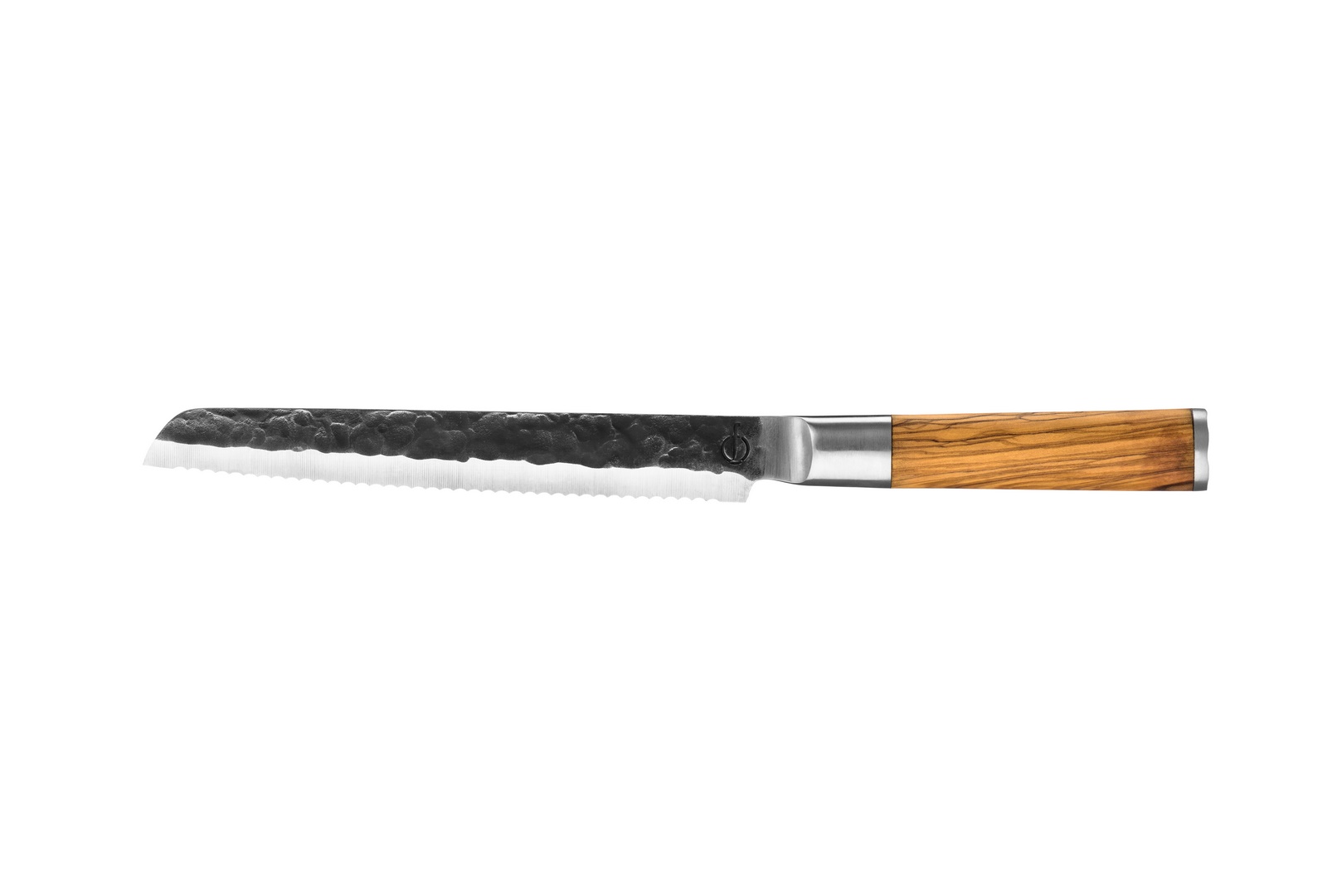 Broodmes OLIVE 20,5 cm, olijfhouten handvat, Forged