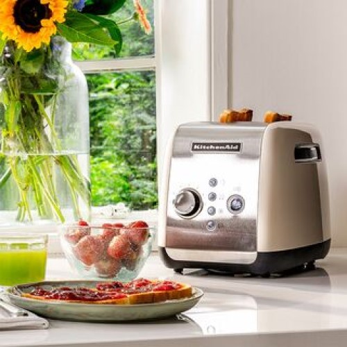 Broodrooster, 2 sleuven, amandelkleurig, KitchenAid