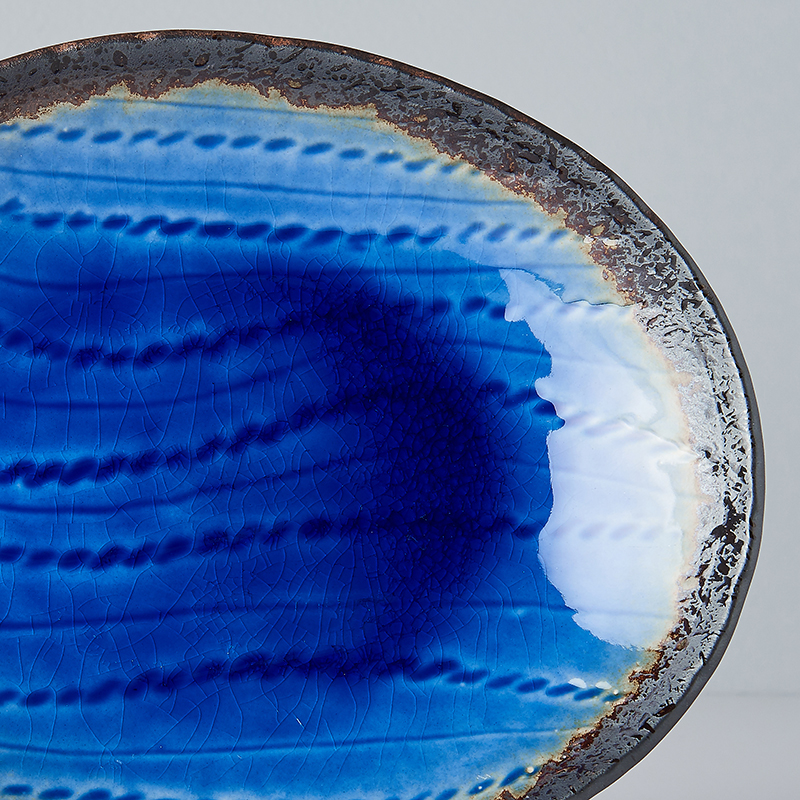 Serveerbord COBALT BLUE 24 x 20 cm, MIJ