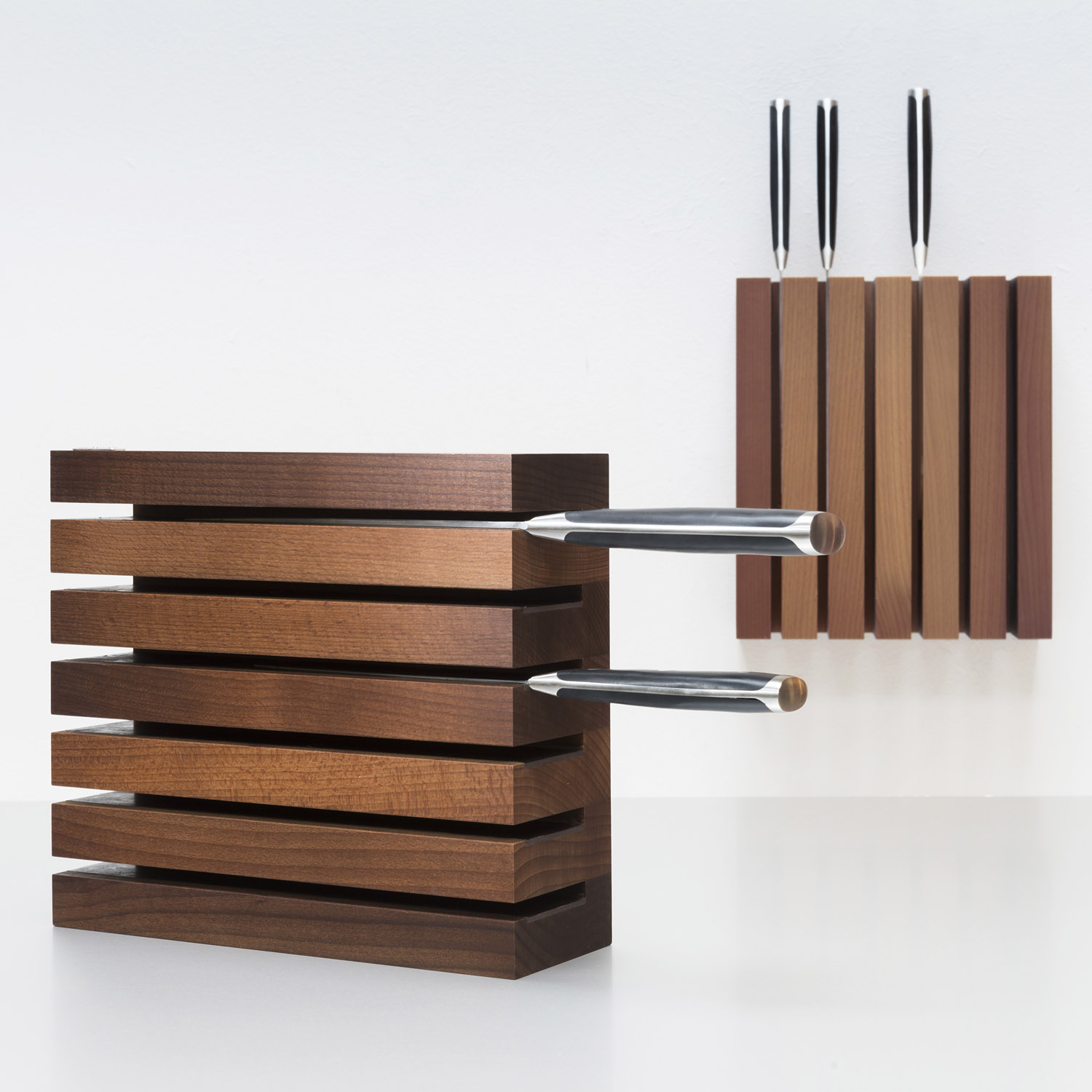Magnetisch messenblok, voor 6 stuks, bruin, Wüsthof