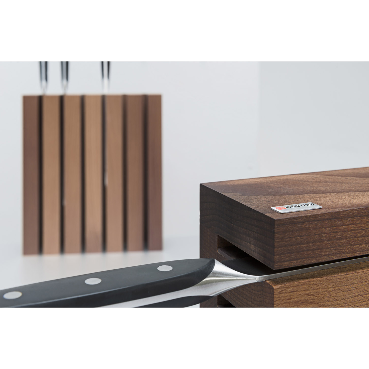 Magnetisch messenblok, voor 6 stuks, bruin, Wüsthof