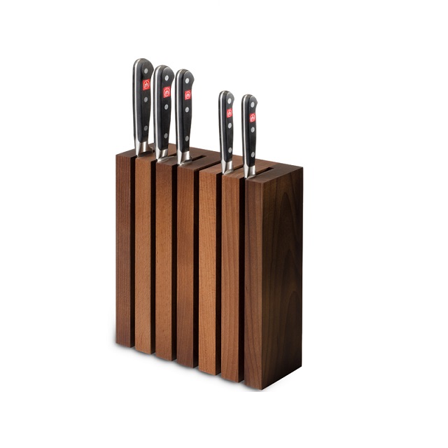 Magnetisch messenblok, voor 6 stuks, bruin, Wüsthof