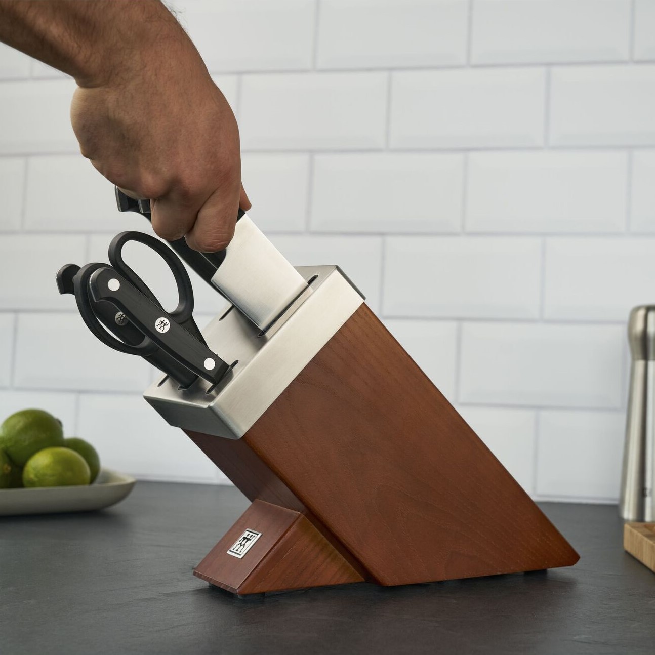 Messenblokset GOURMET, 7-delig, chocolade-essen, Zwilling