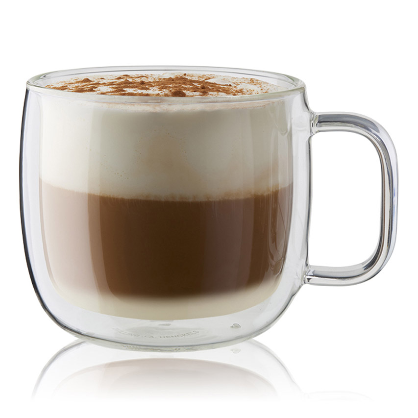Cappuccinoglas SORRENTO PLUS, set van 2 stuks, 450 ml, Zwilling