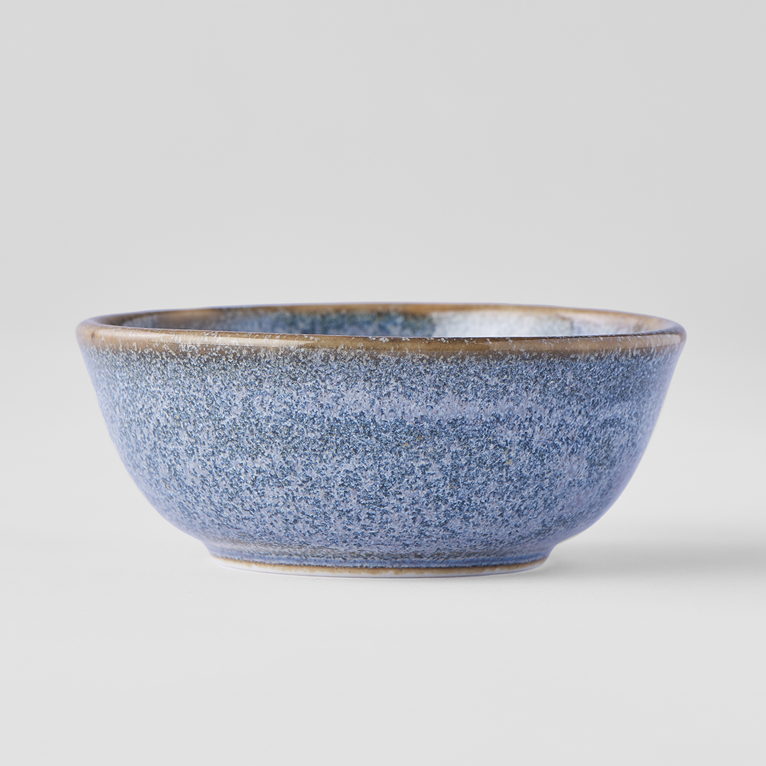 Opdienchaal STEEL GREY 8,5 cm, 100 ml, blauw, keramiek, MIJ