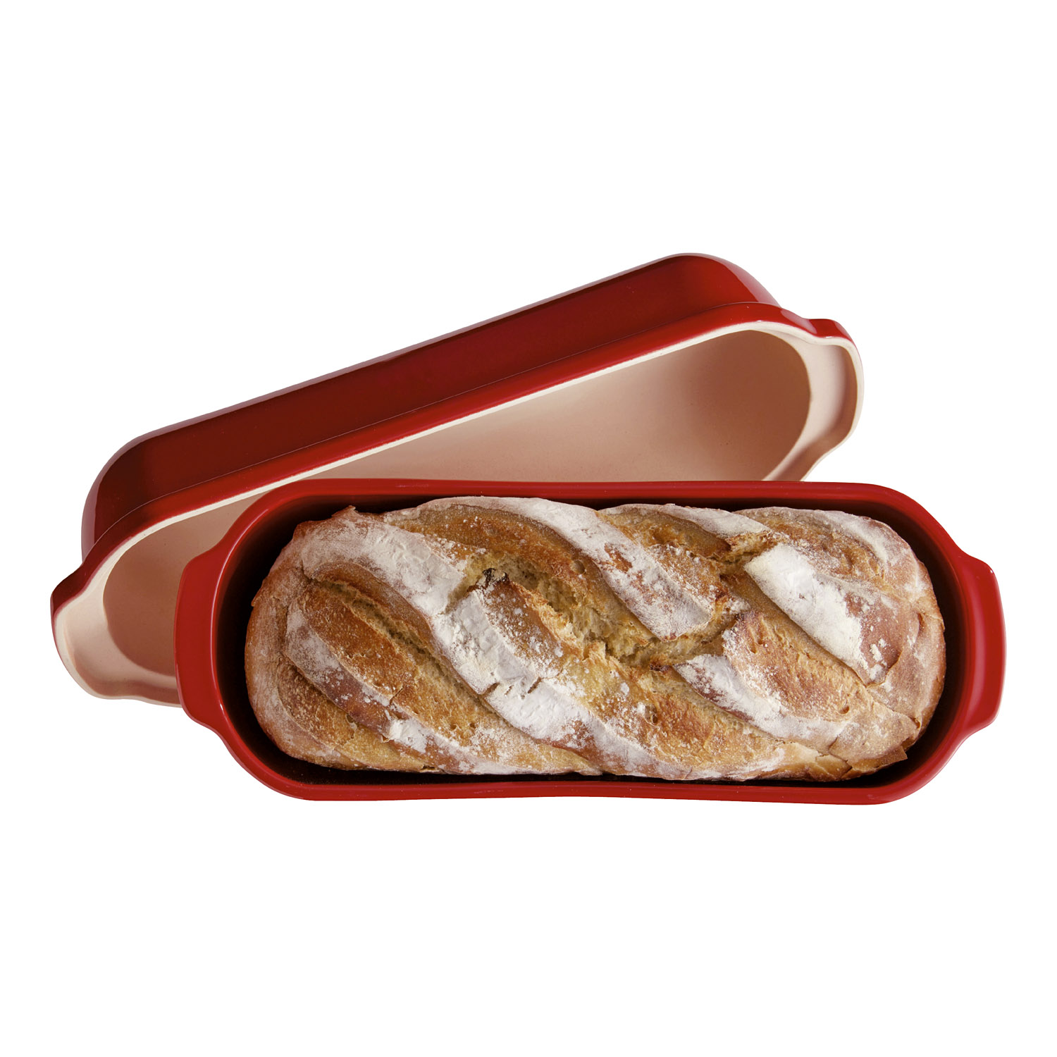 Broodvorm 39 cm, bordeauxrood, keramiek, Emile Henry
