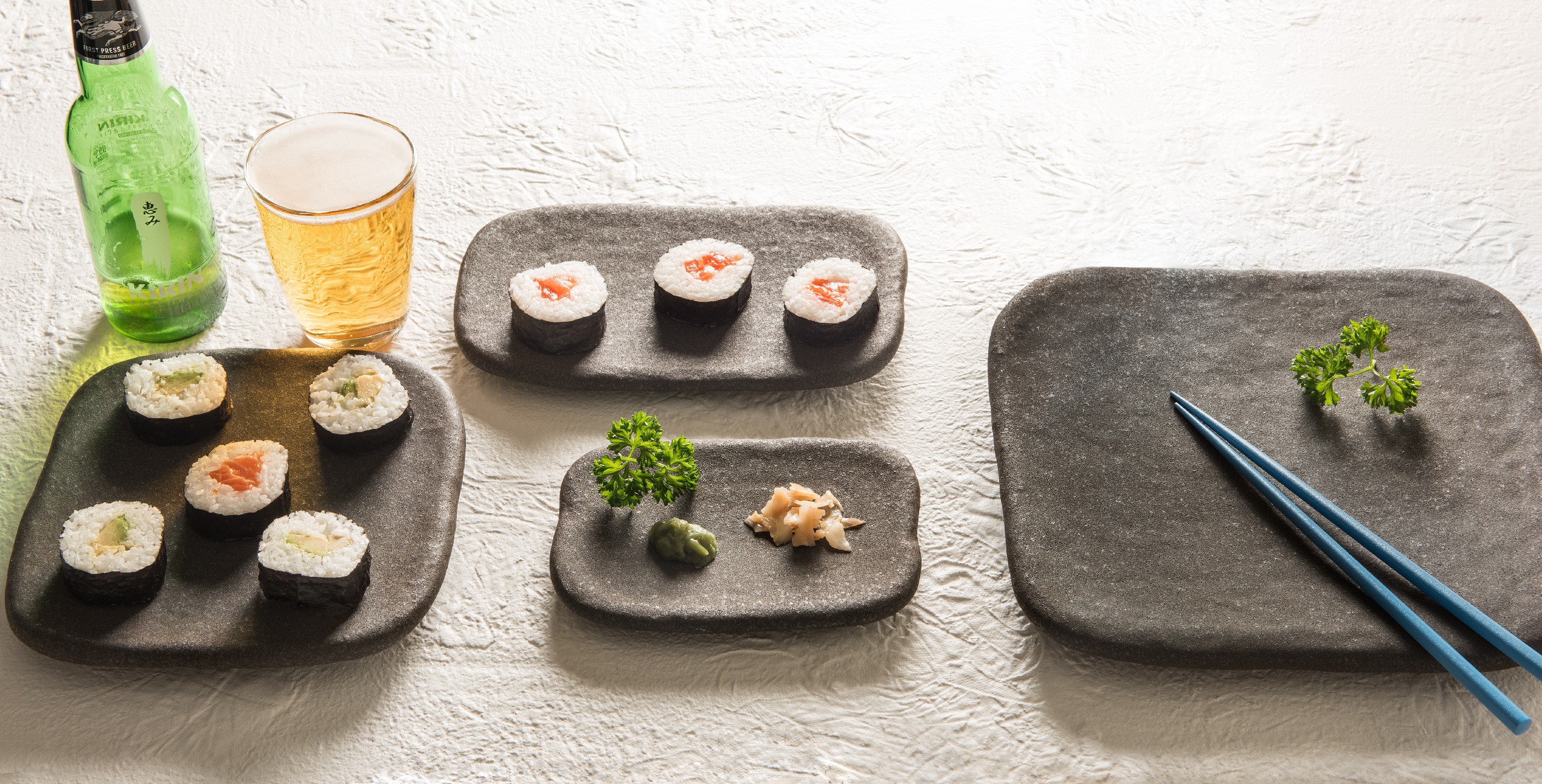 Tapasbord STONE SLAB 16 x 11 cm, MIJ