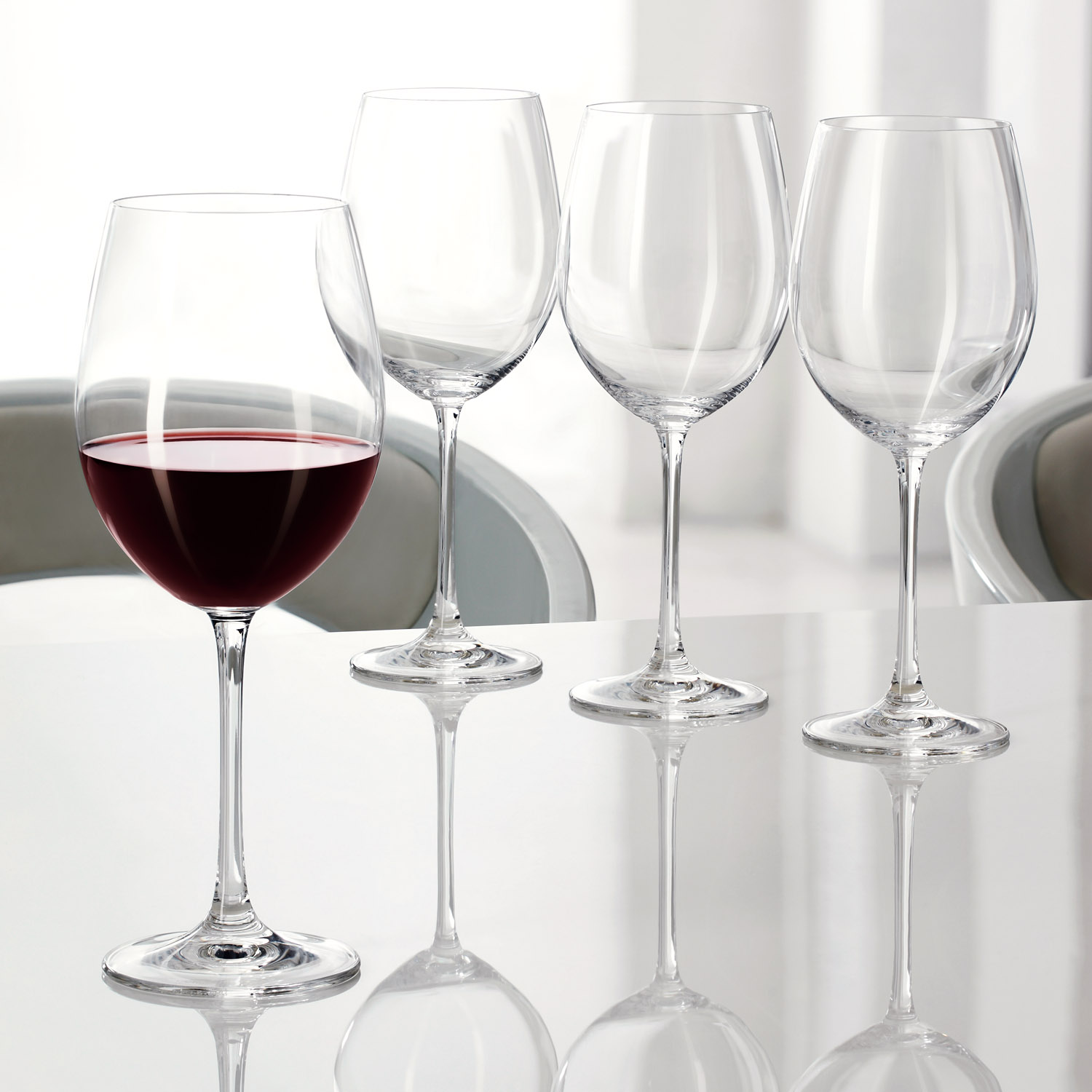 Rode wijnglas VIVENDI BORDEAUX, set van 4 stuks, 760 ml, Nachtmann