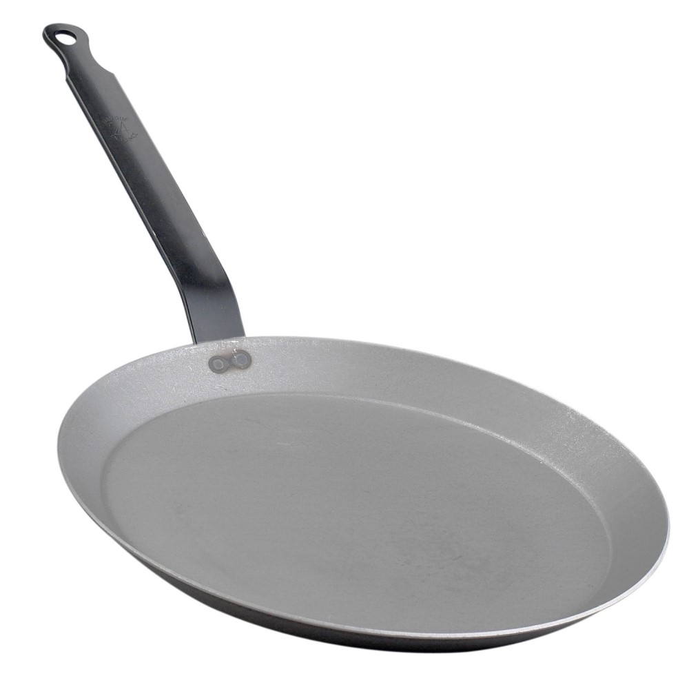 Crepe-pan 24 cm, staal, de Buyer