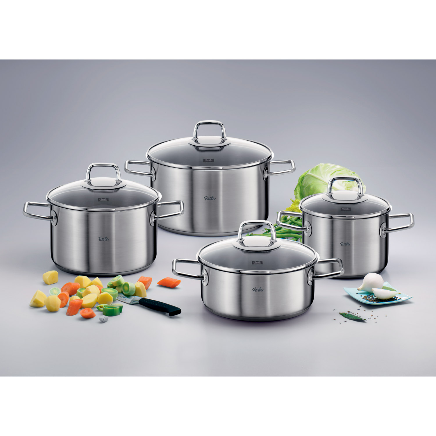 Pannenset VISEO, 4-delig, Fissler