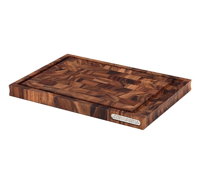 Snijplank 36,5 x 25 cm, bruin, acaciahout, Continenta