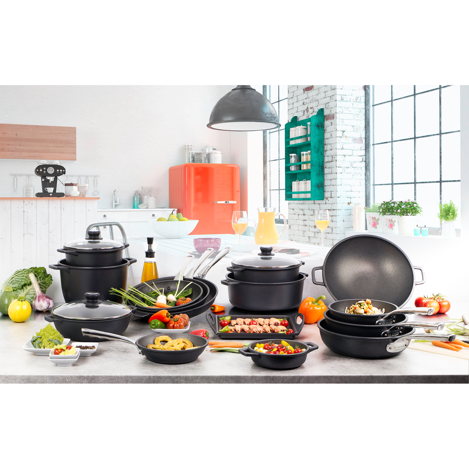 Koekenpan met anti-aanbaklaag CHOC EXTREME 32 cm, de Buyer