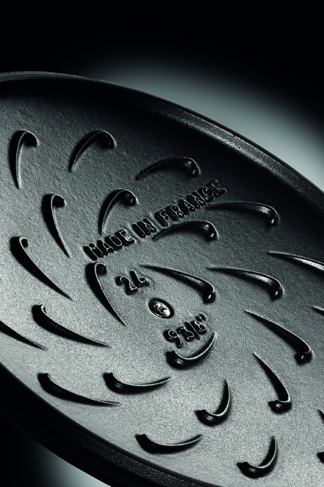 Lage braadpan 28 cm, kersen, gietijzer, Staub