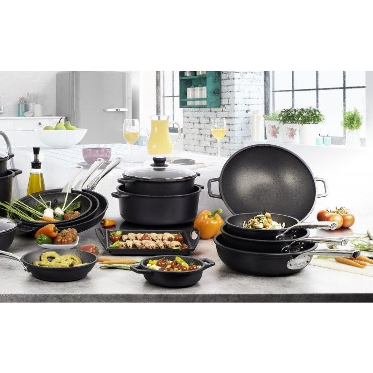 Sauteerpan CHOC EXTREME 24 cm, met anti-aanbaklaag, roestvrijstalen steel, de Buyer