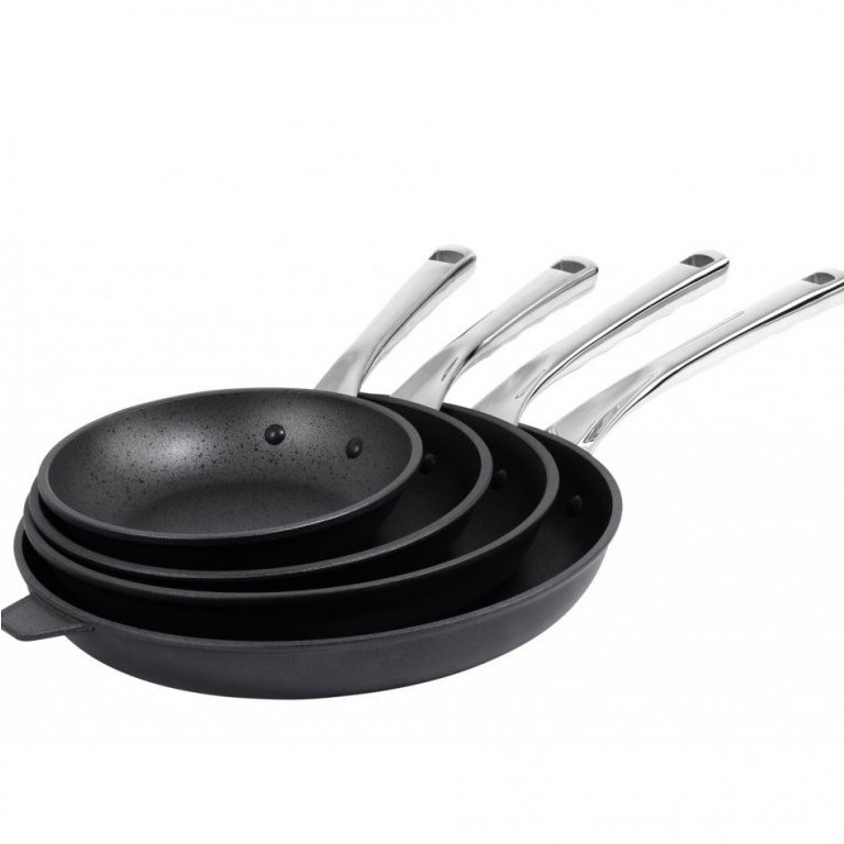 Sauteerpan CHOC EXTREME 24 cm, met anti-aanbaklaag, roestvrijstalen steel, de Buyer