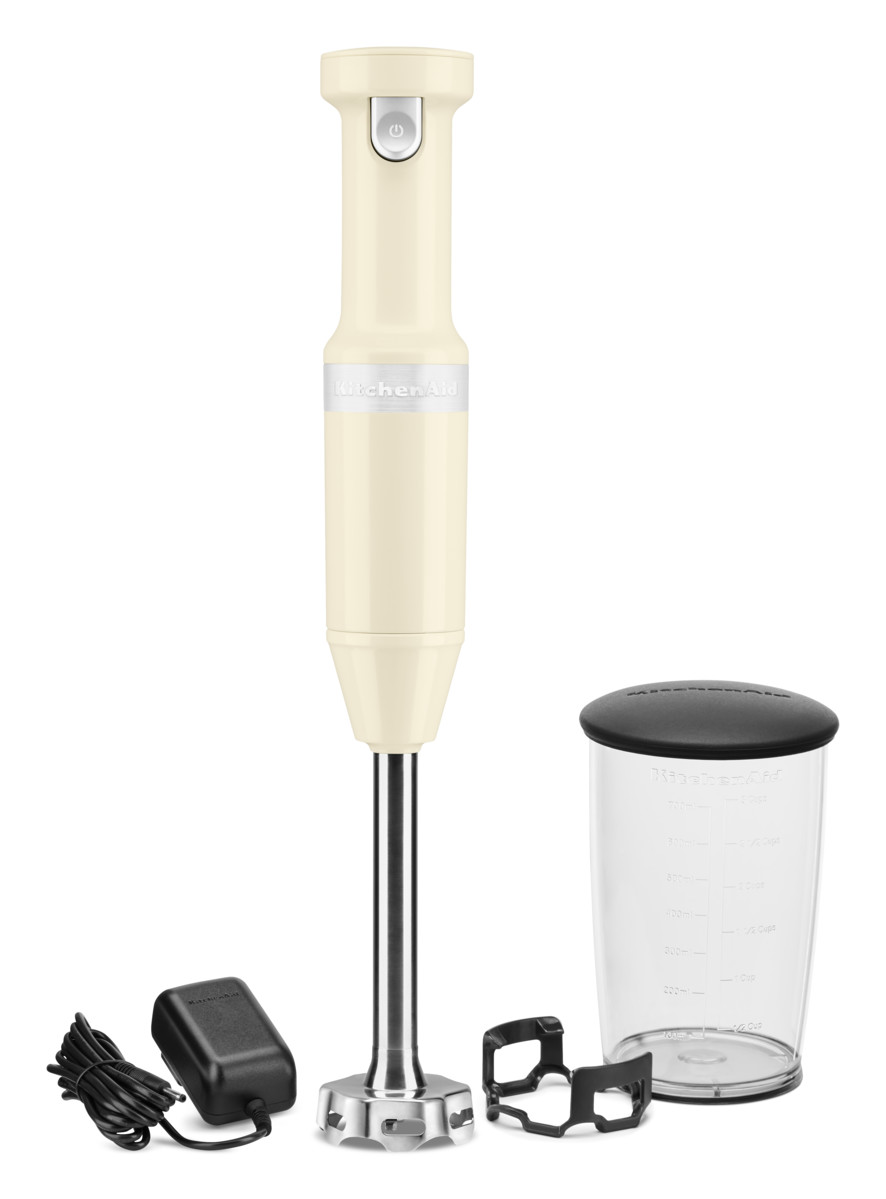 Staafmixer 5KHBBV53EAC, draadloos, amandelkleurig, KitchenAid