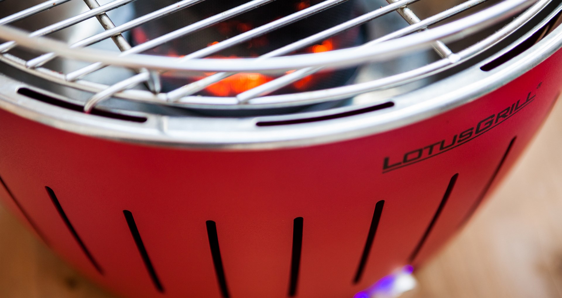 Tafelbarbecue XL, rood, LotusGrill
