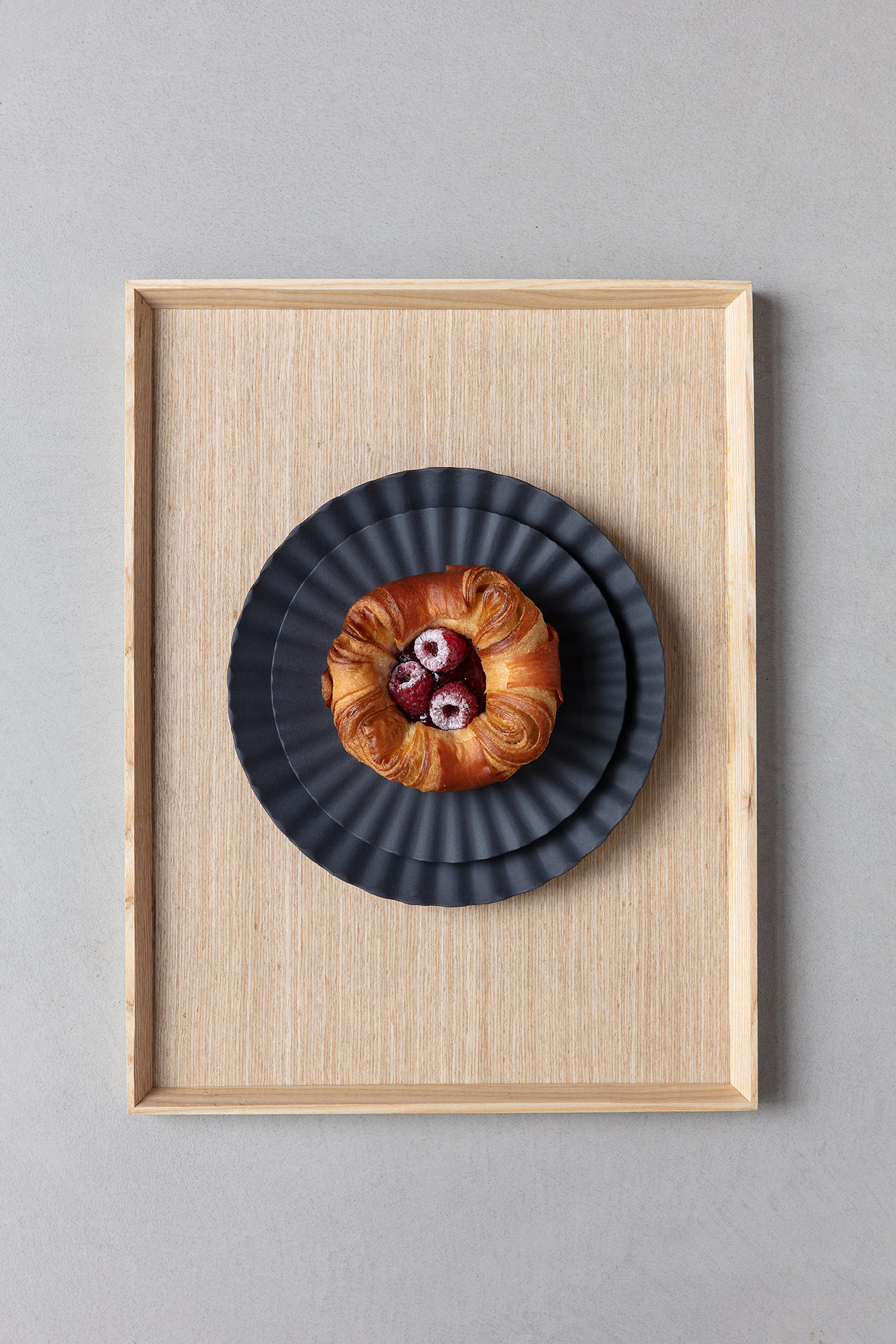 Dessertbord PEKEO 21 cm, zwart, REVOL