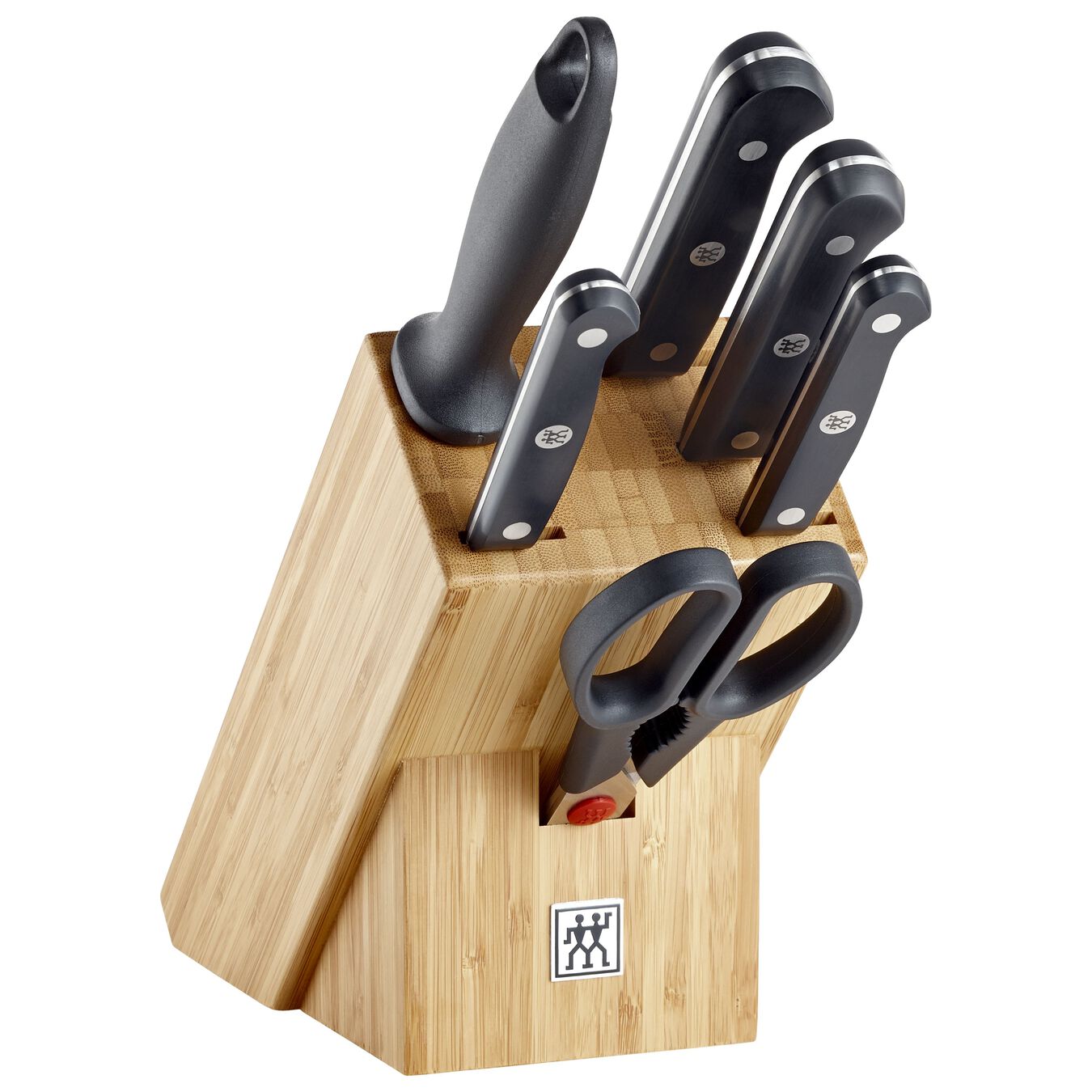 Messenblokset GOURMET, 7-delig, bamboe, Zwilling