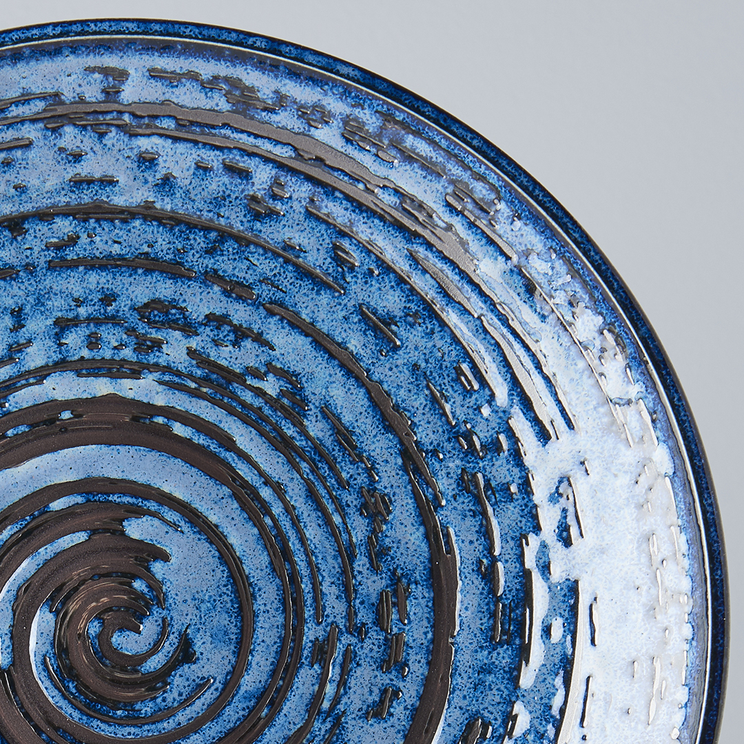 Dineerbord COPPER SWIRL 25 cm, MIJ