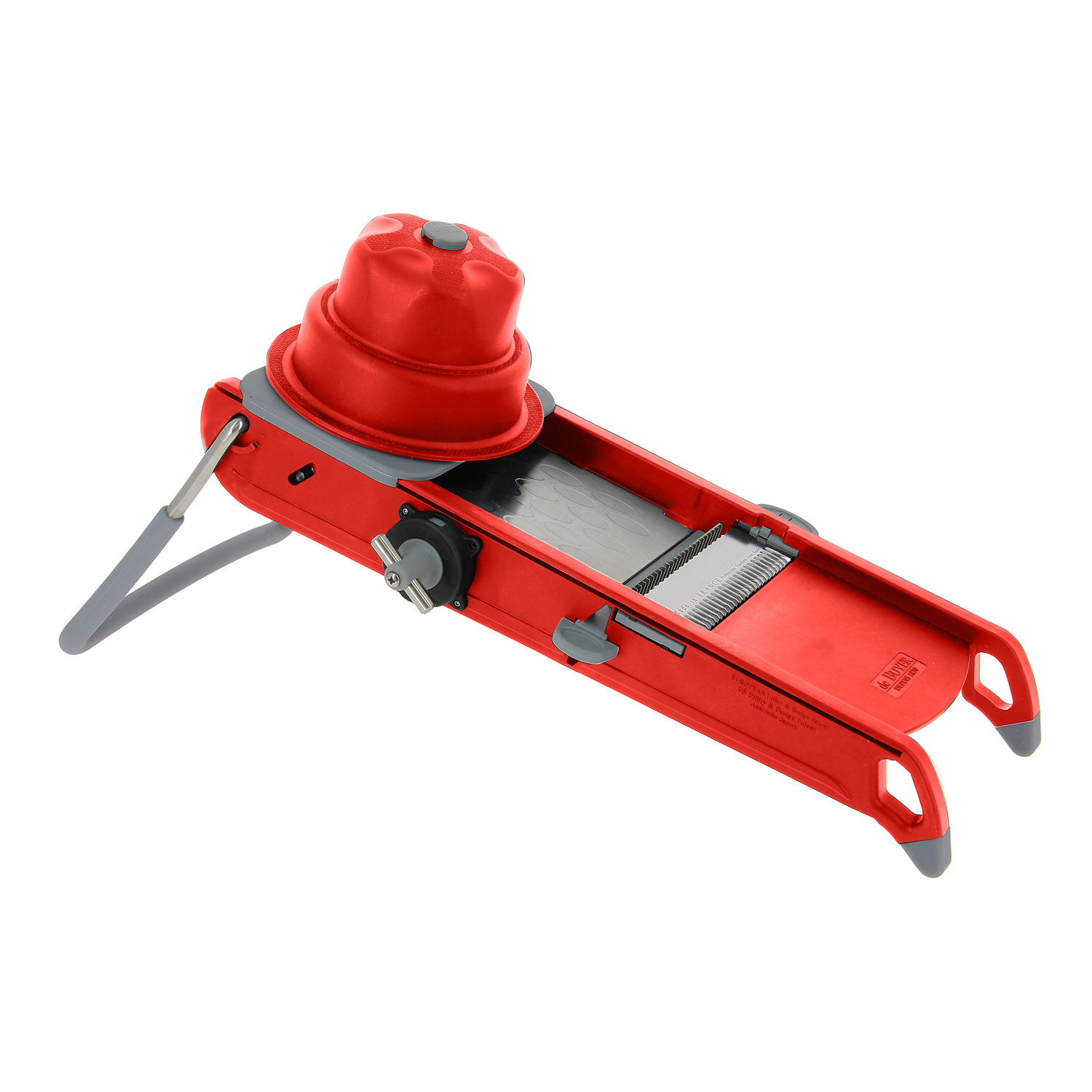 Mandoline SWING PLUS, rood, de Buyer