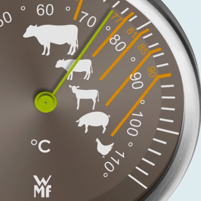 Vleesthermometer SCALA, zwart, WMF