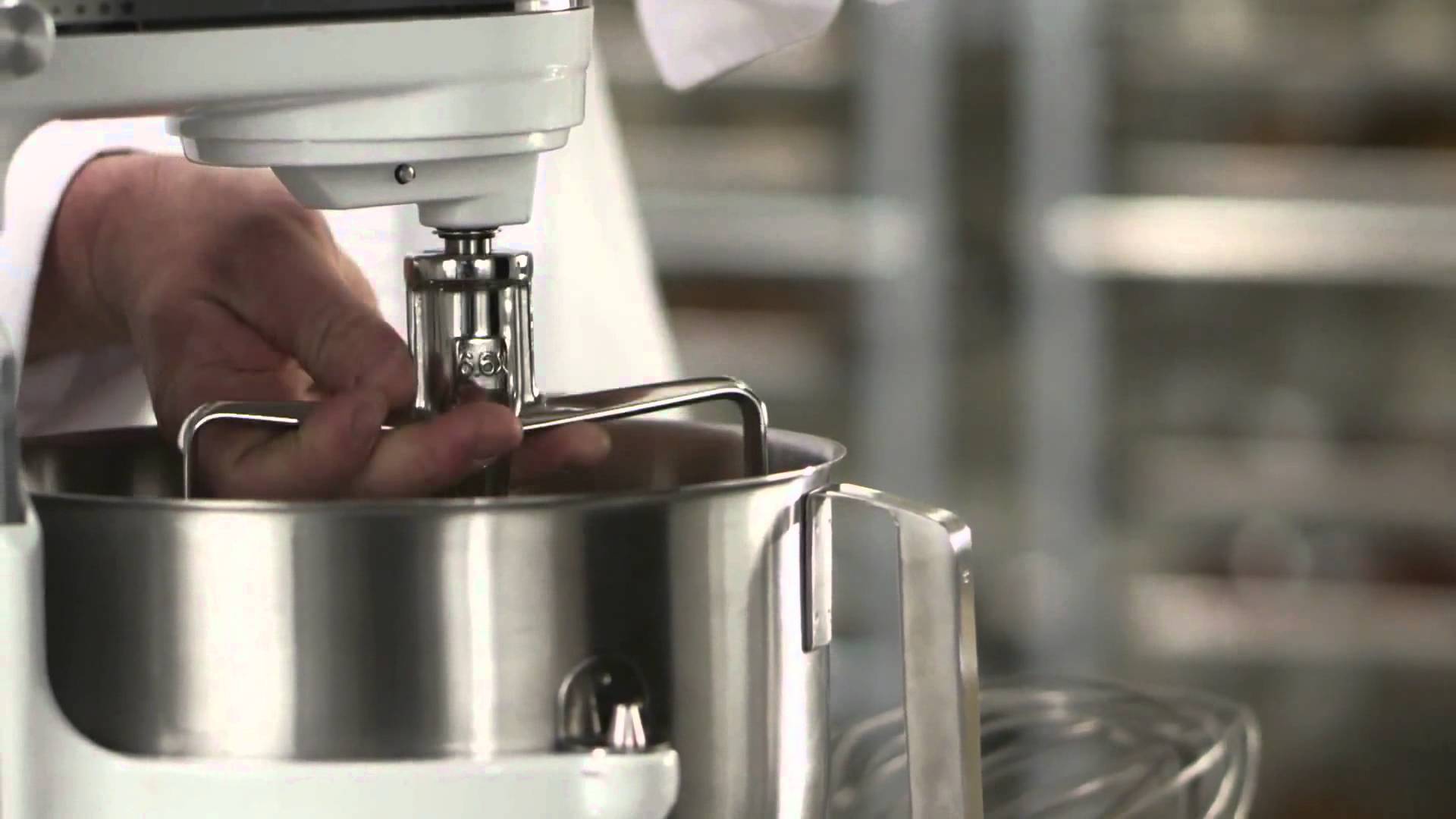 Platte menghaak voor keukenmachine, roestvrij staal, KitchenAid