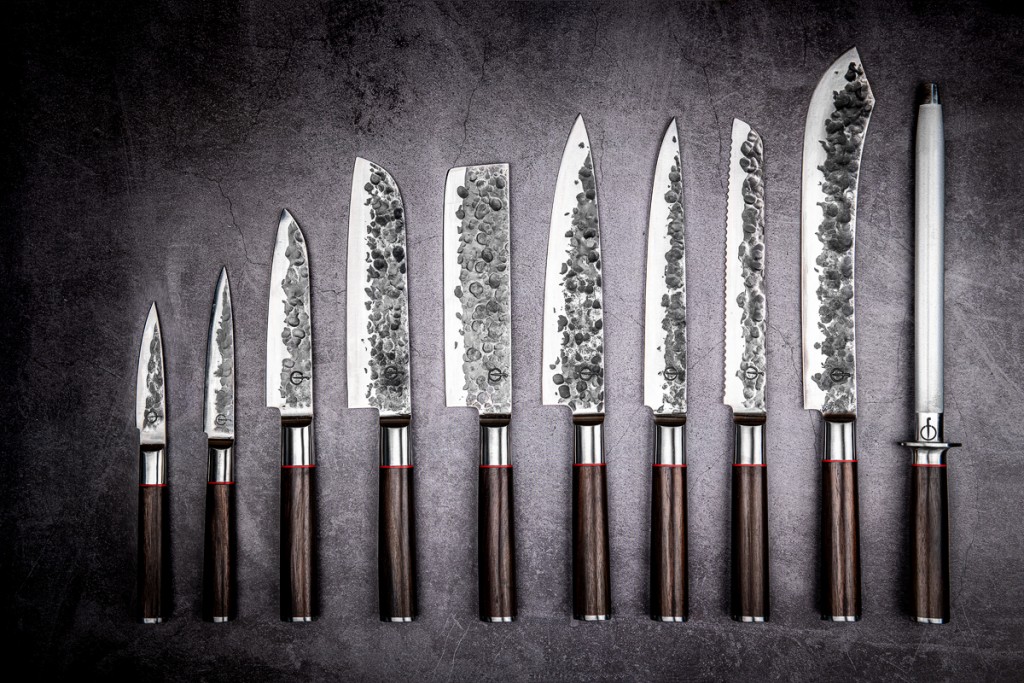 Steakmes (set) SEBRA, 4 stuks, Forged