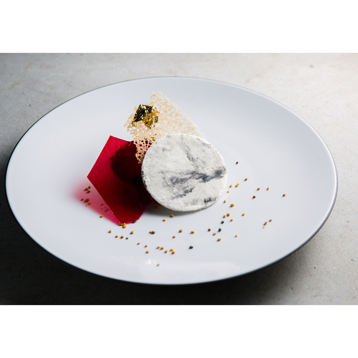 Dessertbord EQUINOXE 24 cm, wit, REVOL