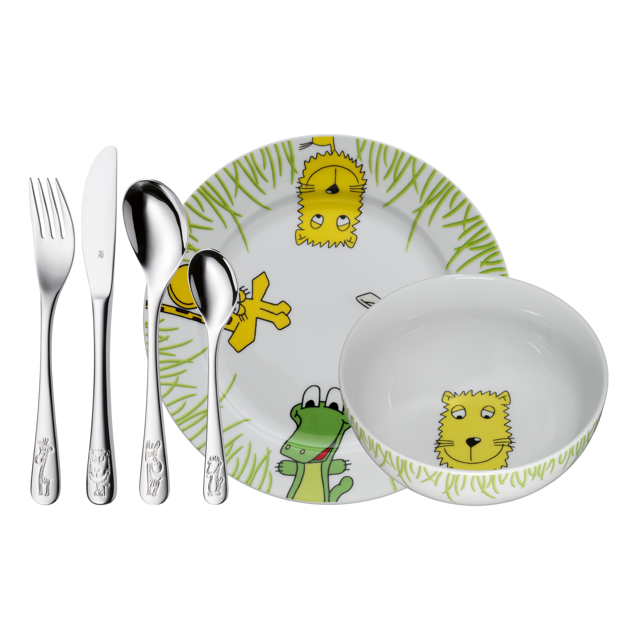 Kinderbestekset SAFARI, 6-delig,WMF