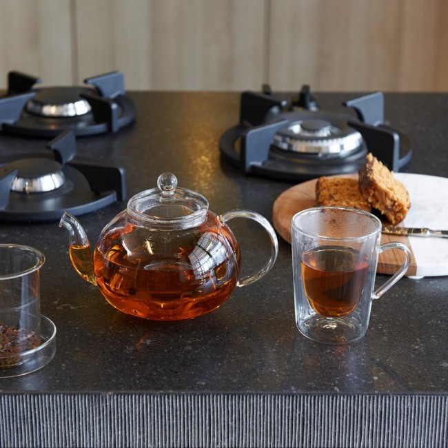 Theepot met infuser VERONA 1 l, glas, Bredemeijer