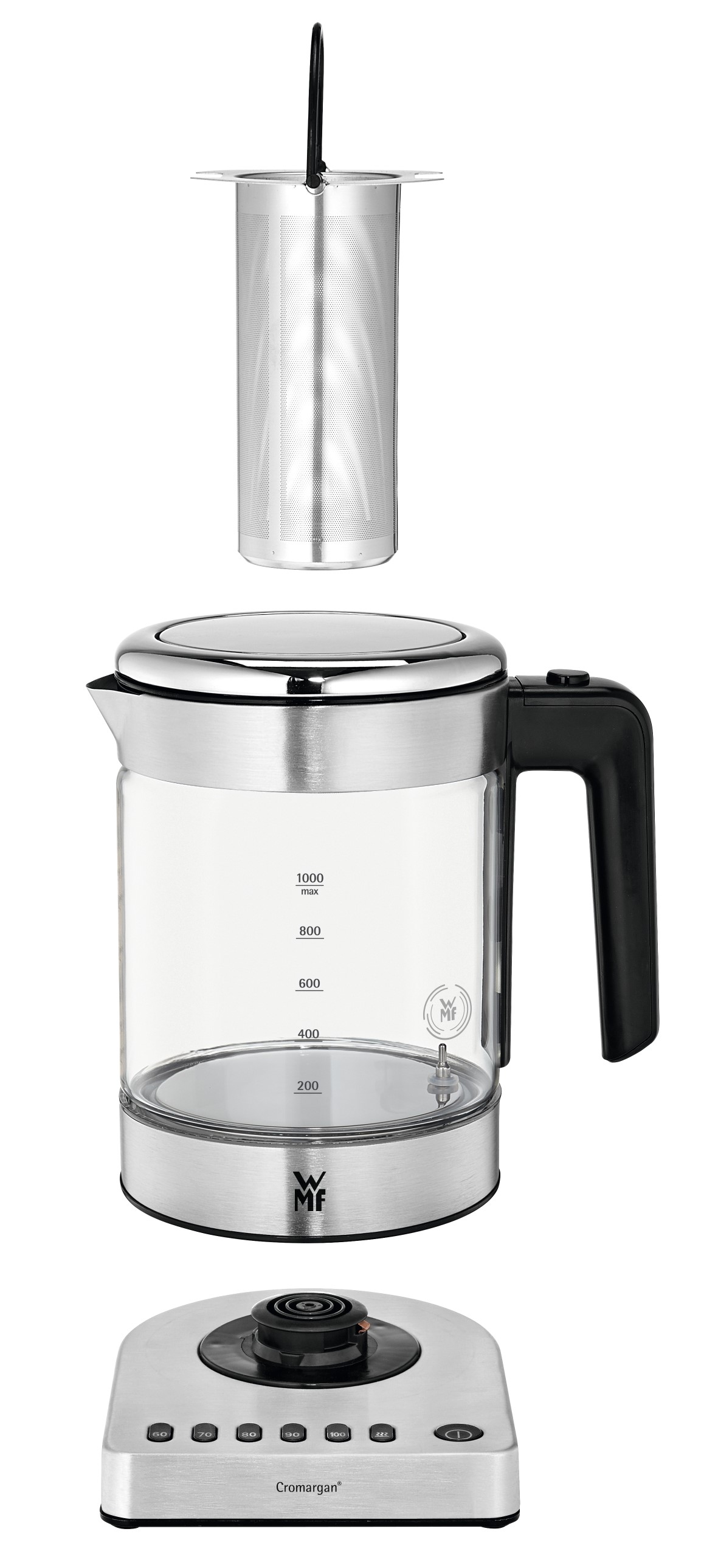 Waterkoker KITCHENMINIS 1 l, glas, WMF