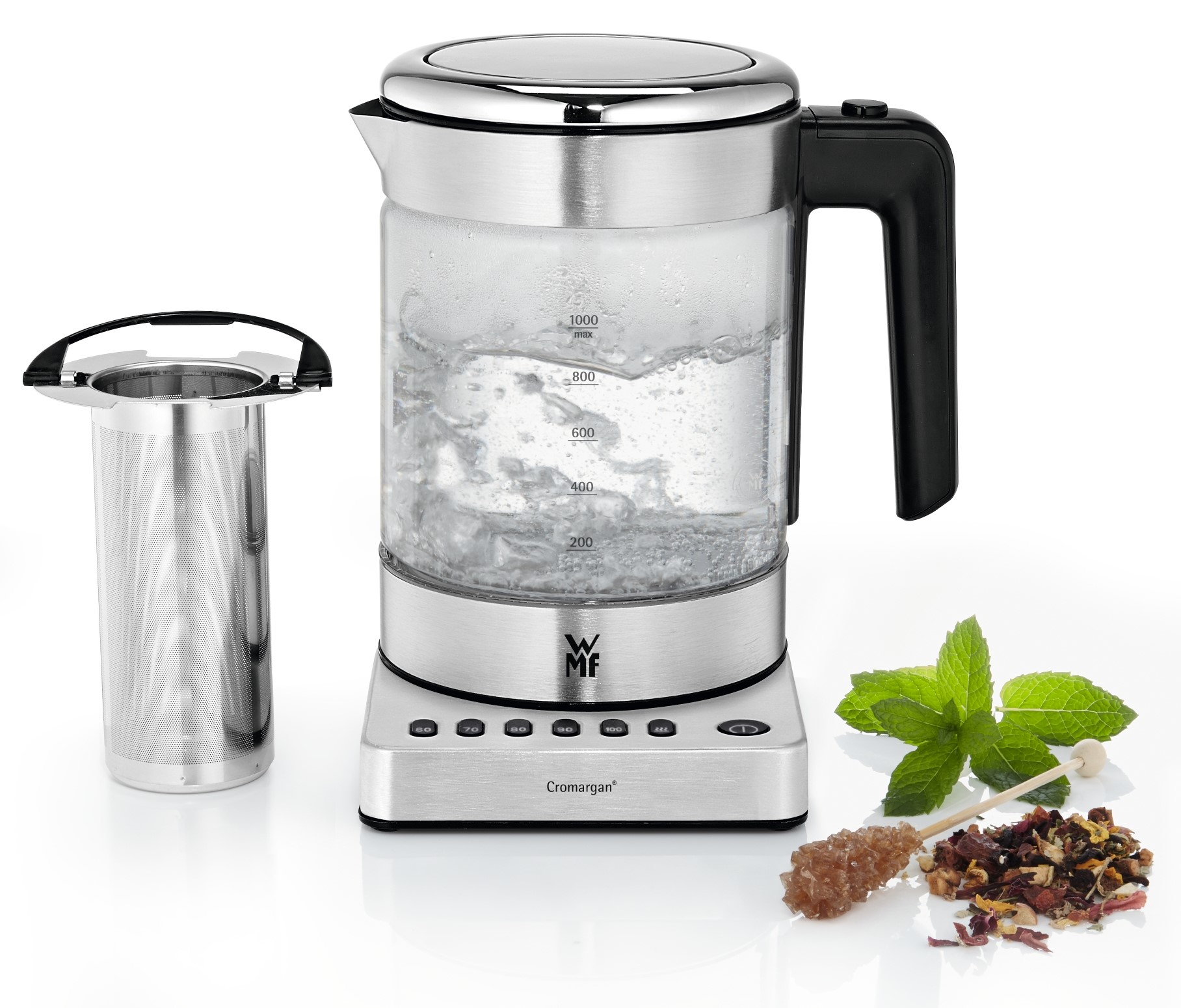 Waterkoker KITCHENMINIS 1 l, glas, WMF