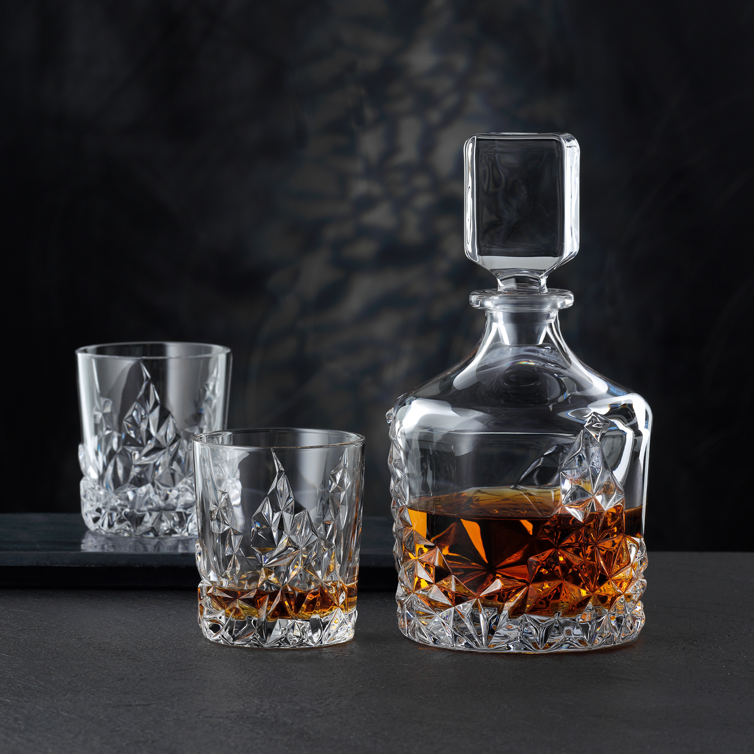 Whiskyset SCULPTURE, 3-delig, Nachtmann