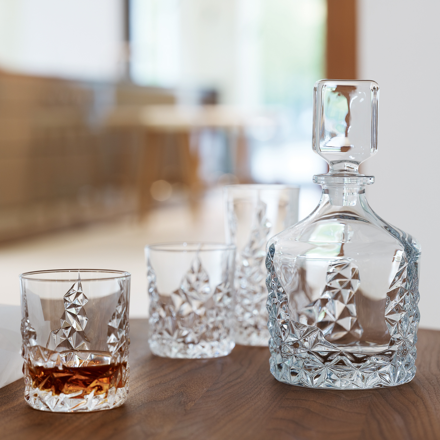 Whiskyset SCULPTURE, 3-delig, Nachtmann