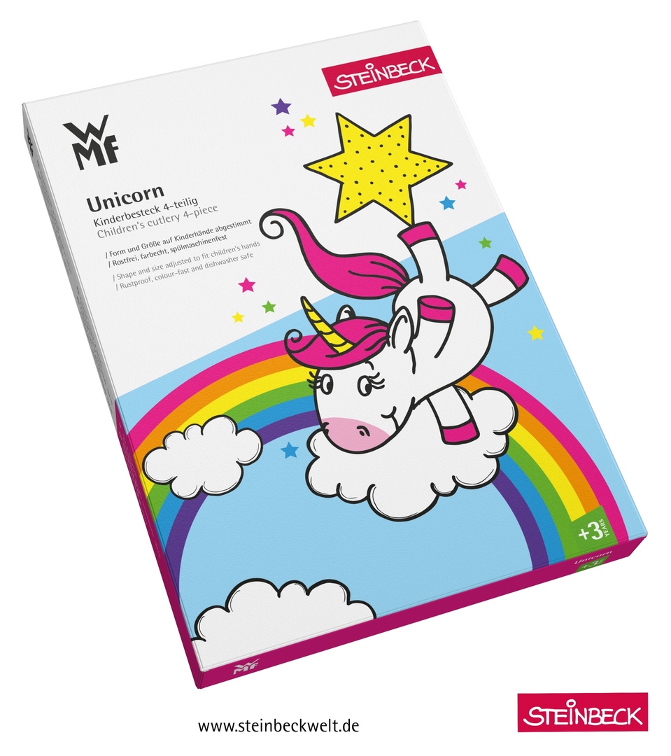 Kinderbestekset UNICORN, 4-delig, WMF