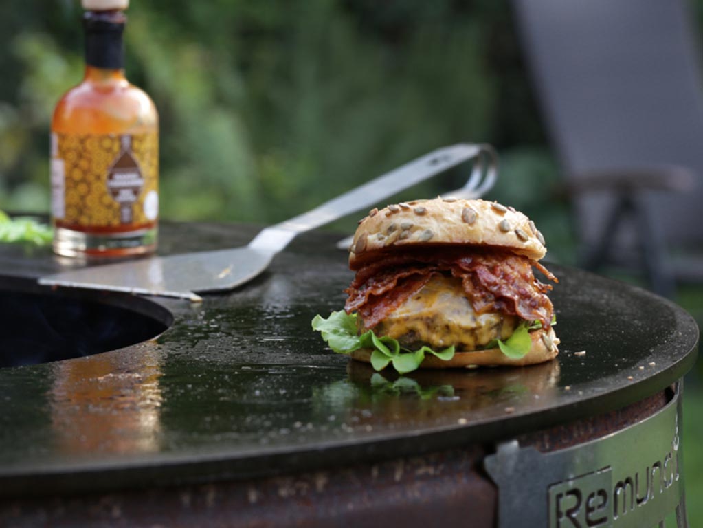 Vuurkorf en grill NERO L 68, Remundi