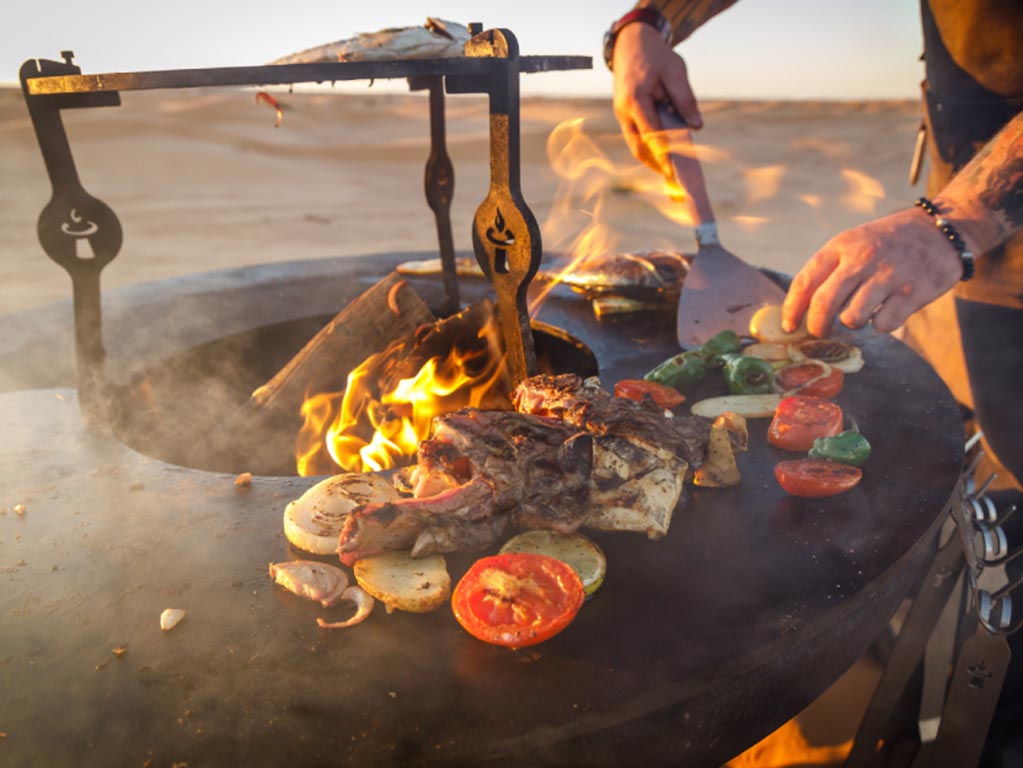 Vuurkorf en grill NERO L 68, Remundi