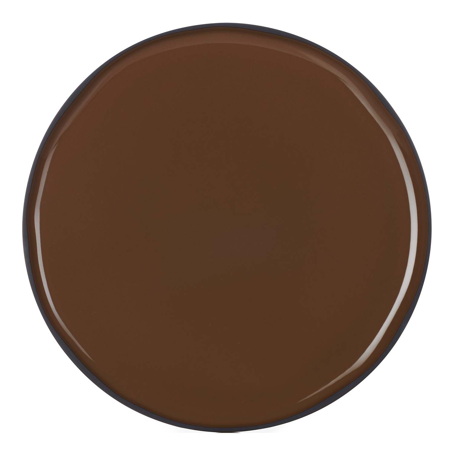 Serveerbord CARACTERE 30 cm, bruin, REVOL