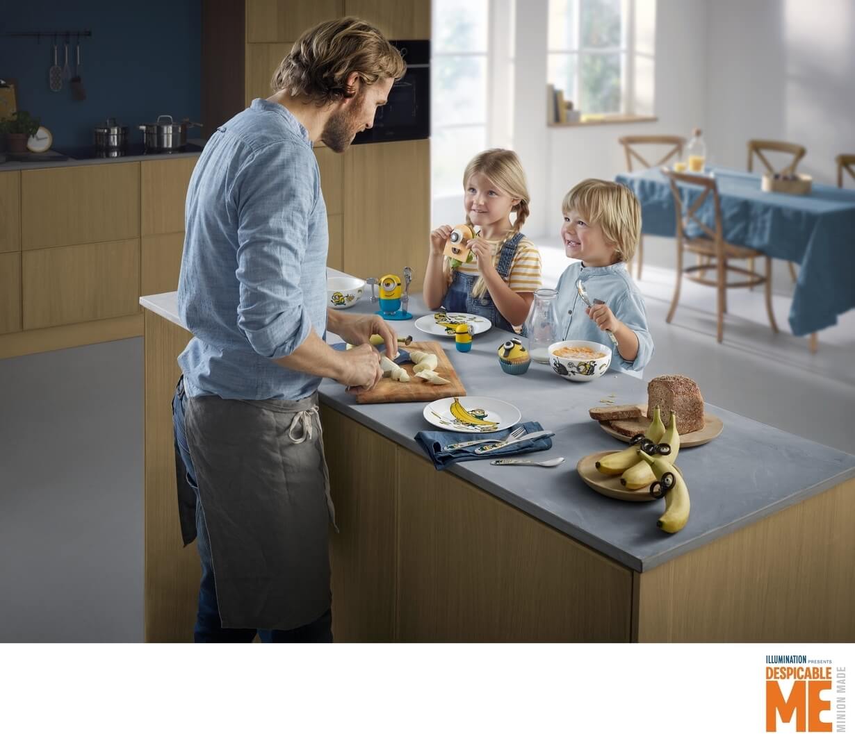 Kinderbestekset MINIONS, 4 -delig, WMF
