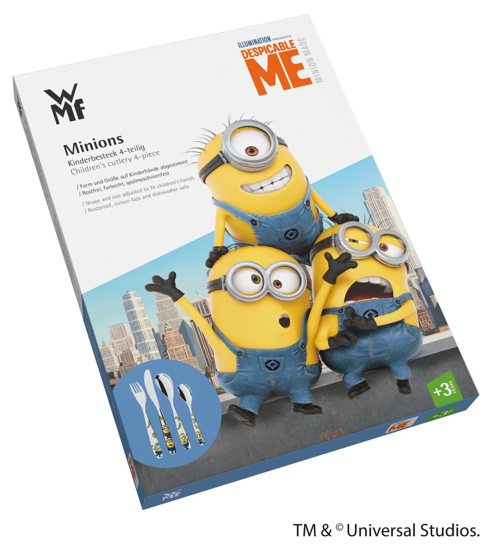 Kinderbestekset MINIONS, 4 -delig, WMF