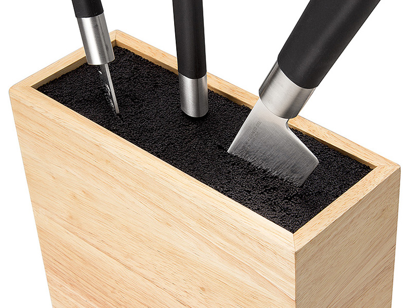 Messenblok, flexibele inzet, hout, Continenta