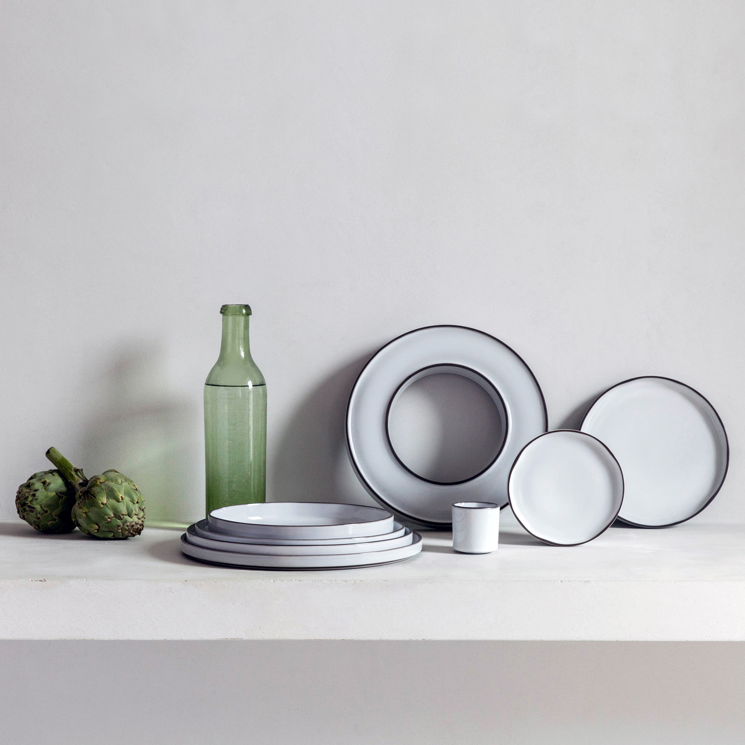 Dineerbord CARACTERE 28 cm, wit, REVOL