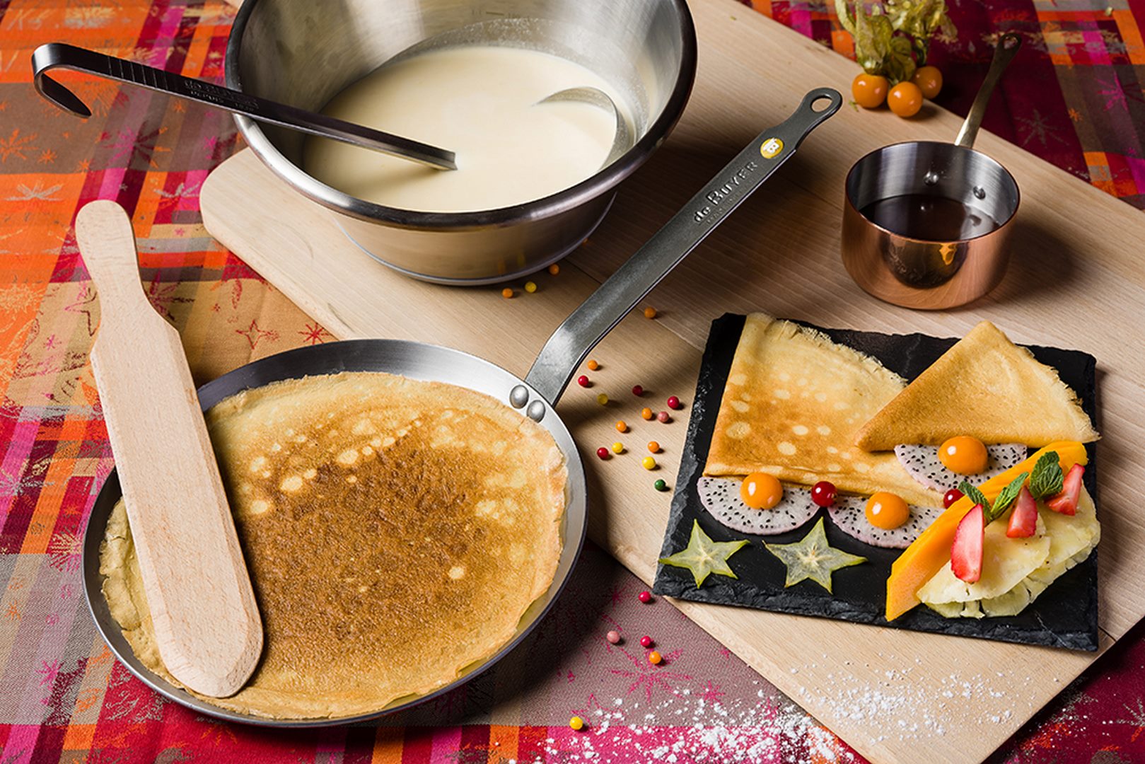 Crepe-pan MINERAL B 24 cm, staal, de Buyer