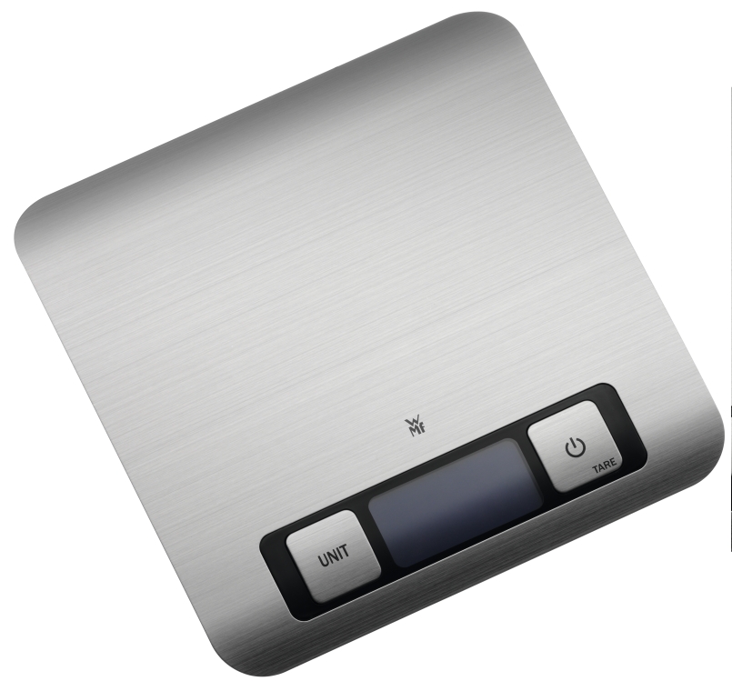 Digitale keukenweegschaal, roestvrij staal, WMF